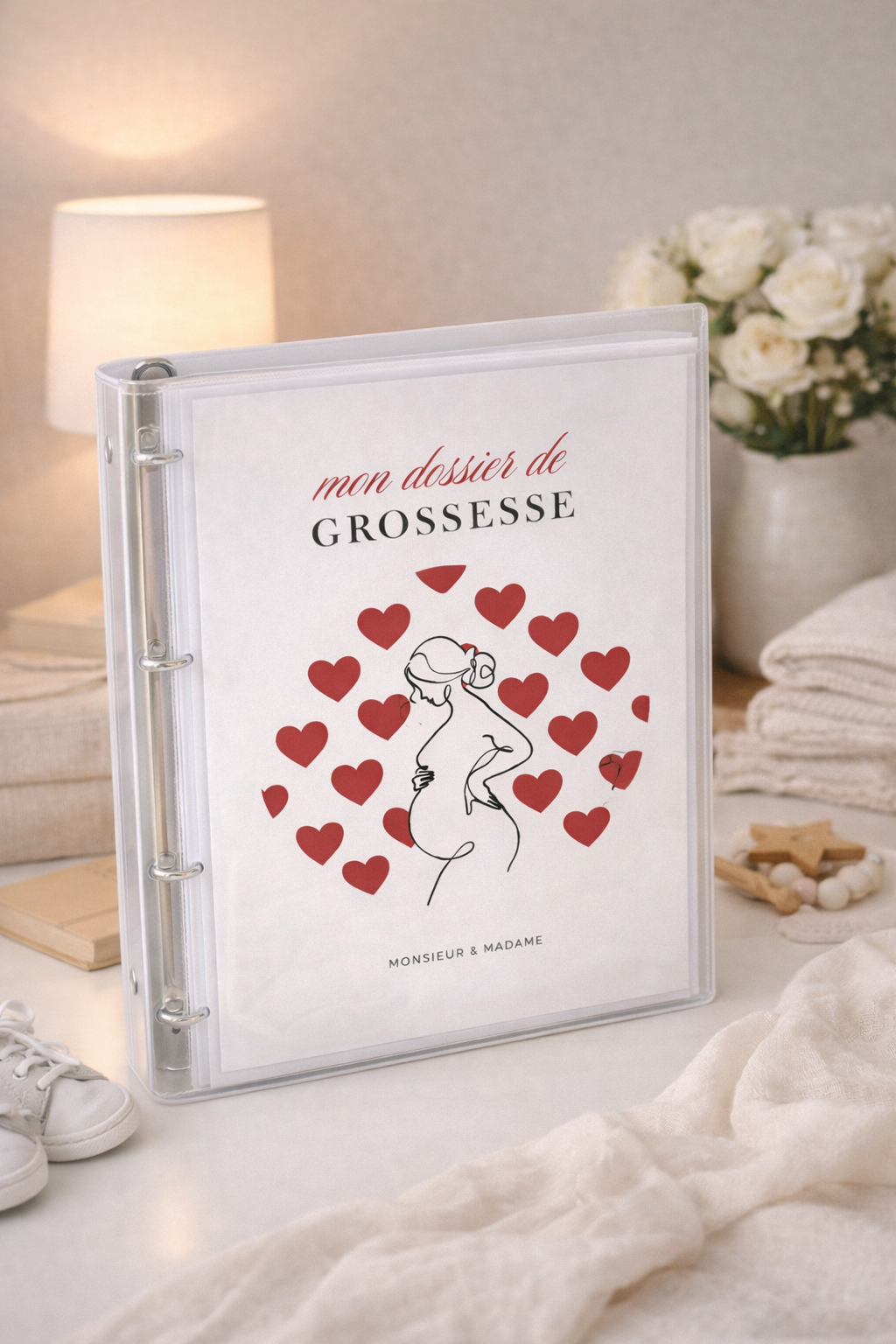 Mon classeur de grossesse - Collection Cœur