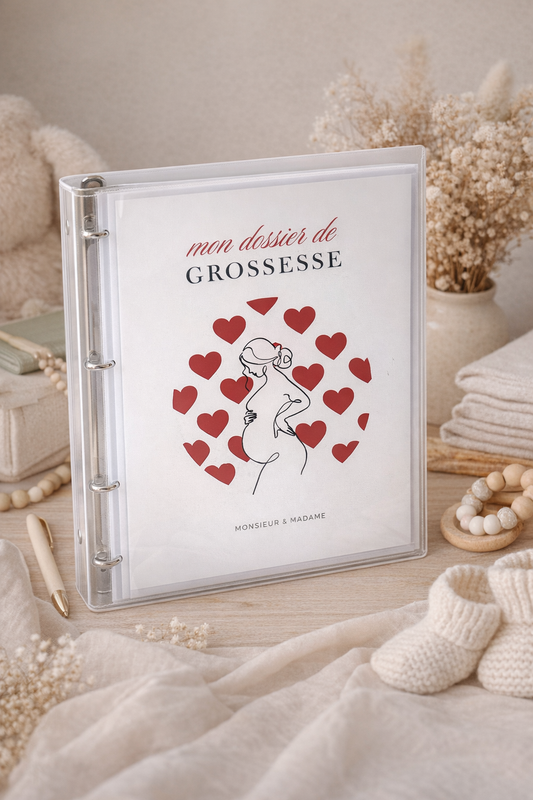 Mon classeur de grossesse - Collection Cœur